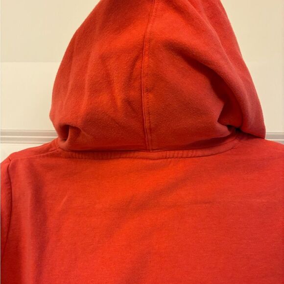 NIKE Funnel Neck Hoodie Pullover Orange/Coral Women’s Size Small 803636-850 - Picture 3 of 6